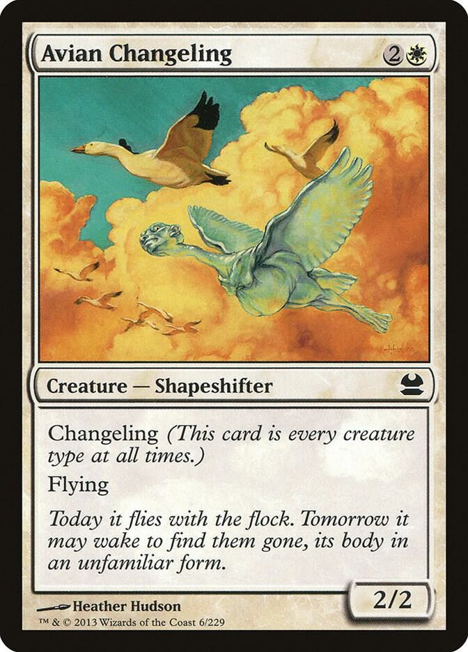 Avian Changeling - Modern Masters (MMA) NM