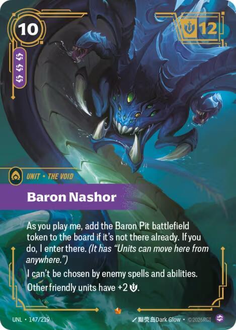 Baron Nashor - Unleashed (UNL) NM *FOIL*