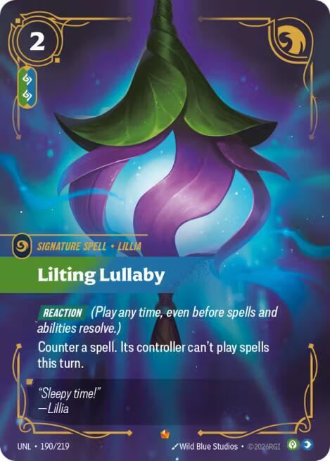 Lilting Lullaby - Unleashed (UNL) NM *FOIL*