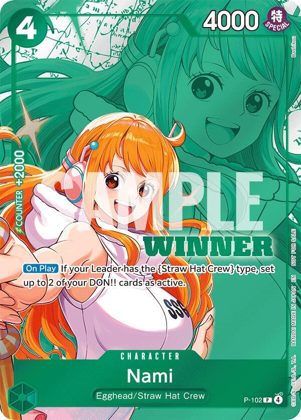 Nami (Winner Pack 2026 Vol. 2) - One Piece Promotion Cards (OP-PR) NM *FOIL*