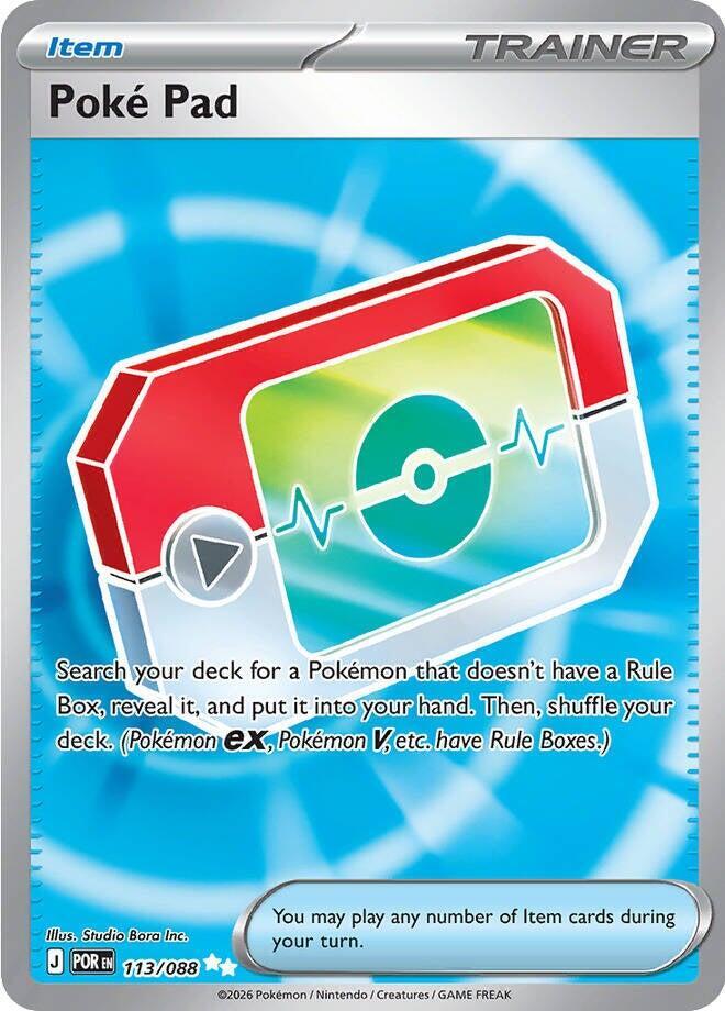 Poke Pad - 113/088 - ME03: Perfect Order (POR) NM *FOIL*
