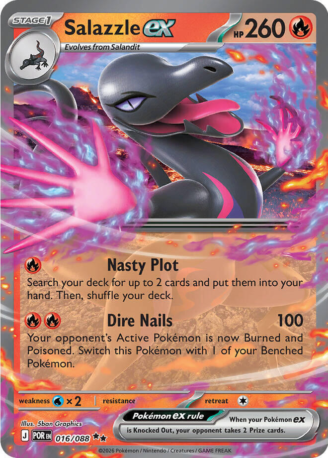 Salazzle ex - 016/088 - ME03: Perfect Order (POR) NM *FOIL*