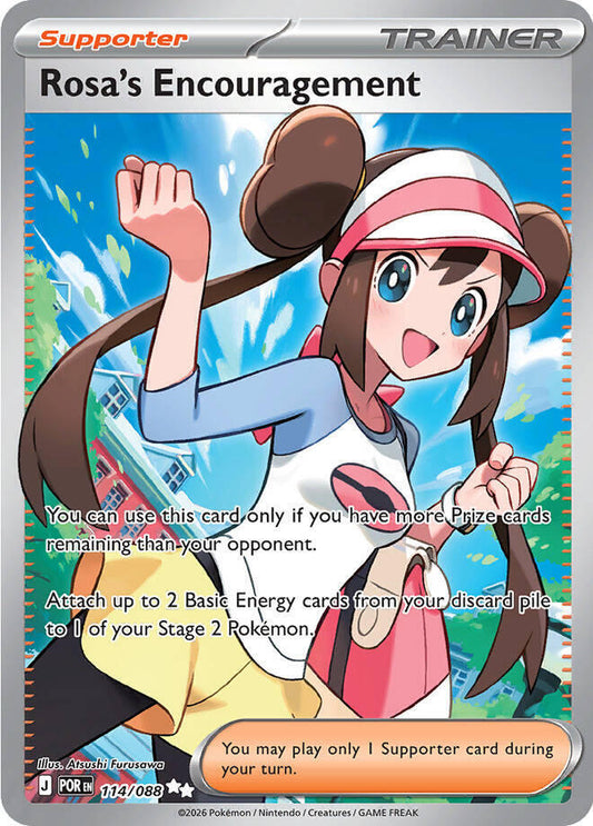 Rosa's Encouragement - 114/088 - ME03: Perfect Order (POR) NM *FOIL*