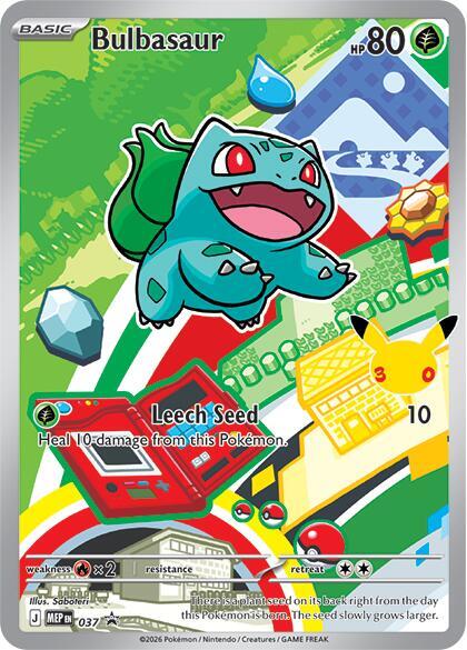 Bulbasaur - 037 - ME: Mega Evolution Promo (MEP) NM *FOIL*