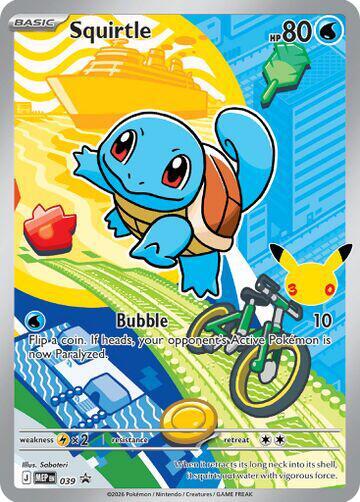 Squirtle - 039 - ME: Mega Evolution Promo (MEP) NM *FOIL*