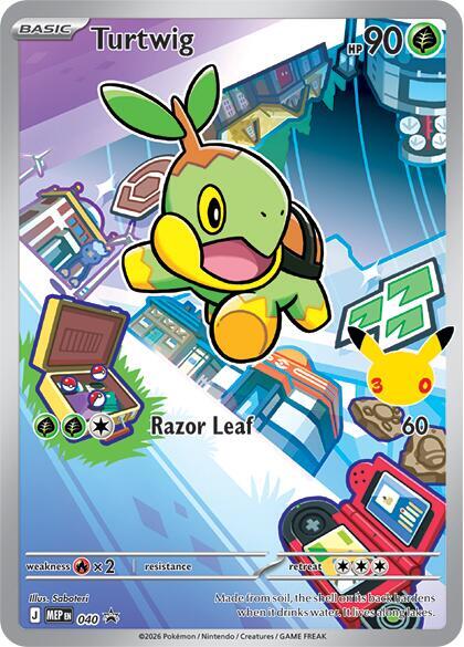 Turtwig - 040 - ME: Mega Evolution Promo (MEP) NM *FOIL*