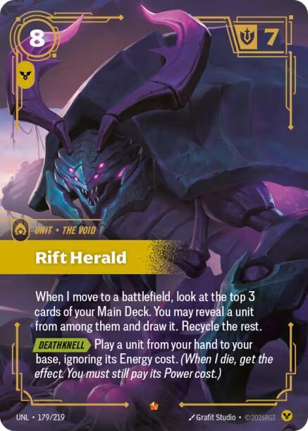 Rift Herald - Unleashed (UNL) NM *FOIL*