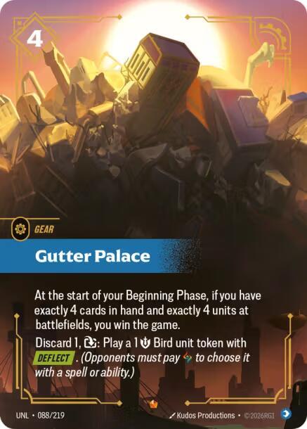 Gutter Palace - Unleashed (UNL) NM *FOIL*