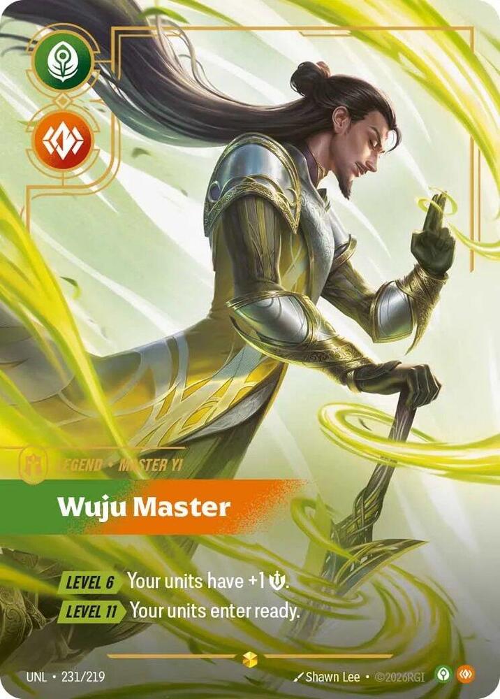 Master Yi - Wuju Master (Overnumbered) - Unleashed (UNL) NM *FOIL*