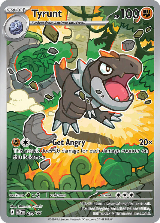 Tyrunt - 070 - ME: Mega Evolution Promo (MEP) NM *FOIL*