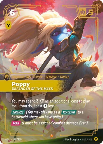 Poppy - Defender of the Meek - Unleashed (UNL) NM *FOIL*