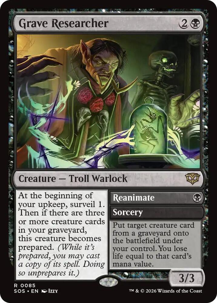 Grave Researcher - Secrets of Strixhaven (SOS) NM