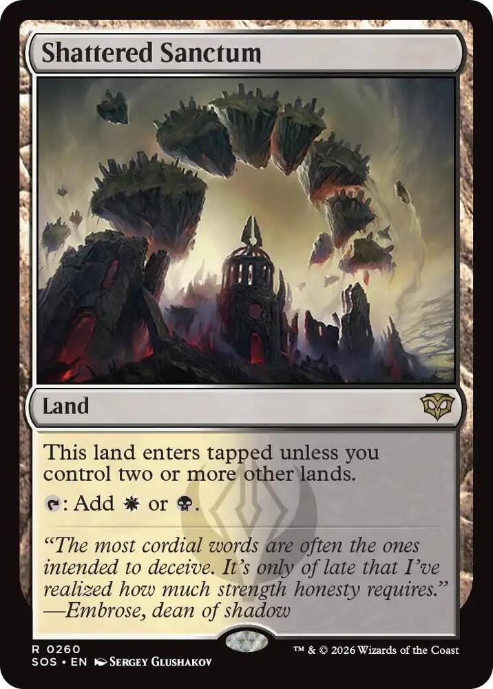 Shattered Sanctum - Secrets of Strixhaven (SOS) NM