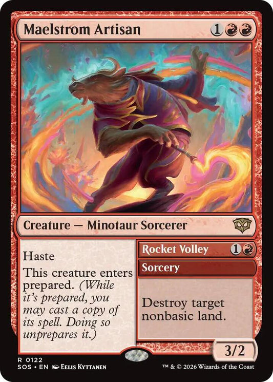 Maelstrom Artisan - Secrets of Strixhaven (SOS) NM *FOIL* SEALED