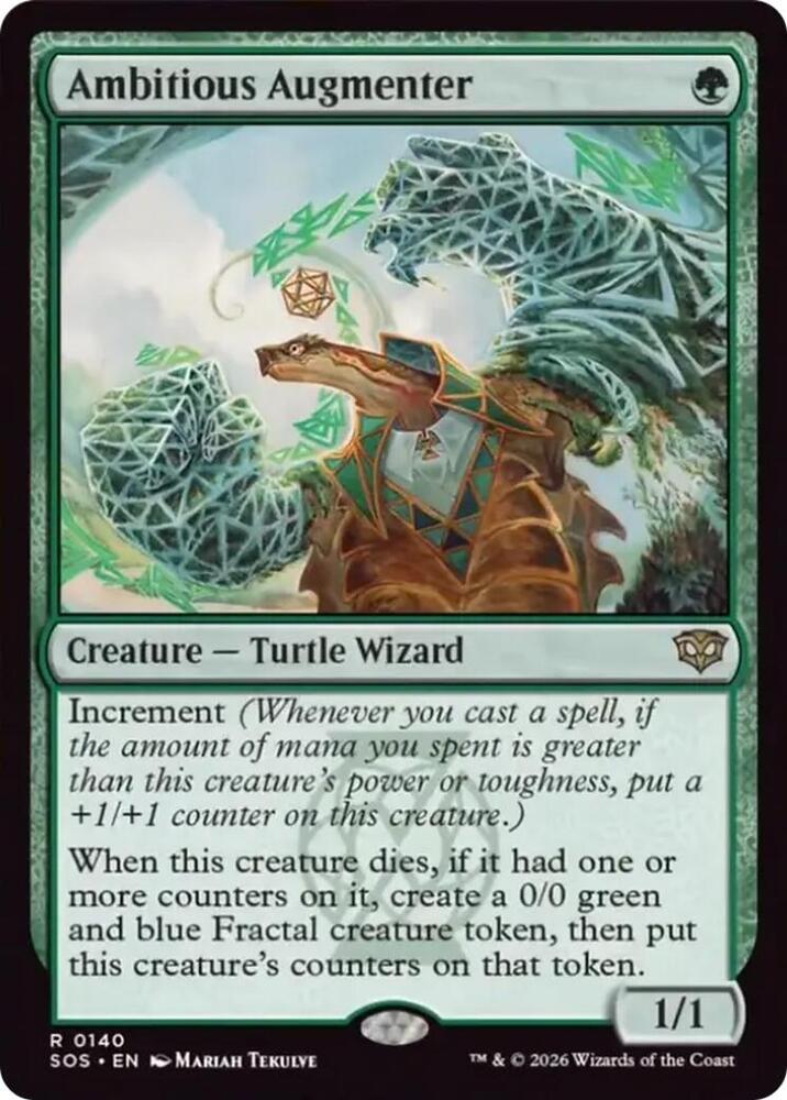 Ambitious Augmenter - Secrets of Strixhaven (SOS) NM *FOIL* SEALED