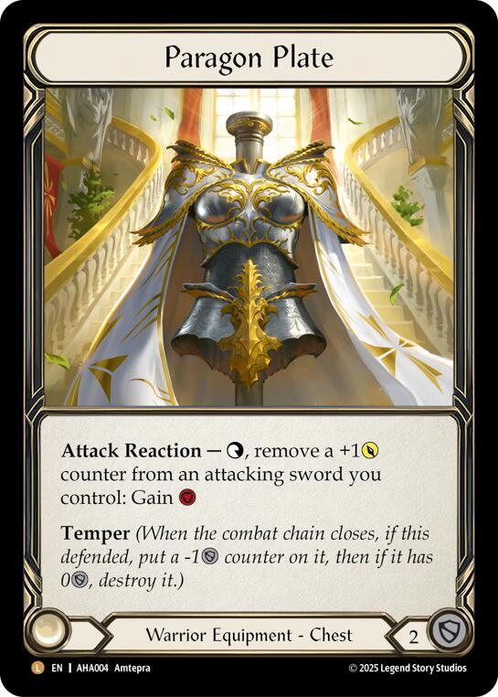 Paragon Plate - Armory Deck Origins: Hala (AHA) Rainbow Foil NM