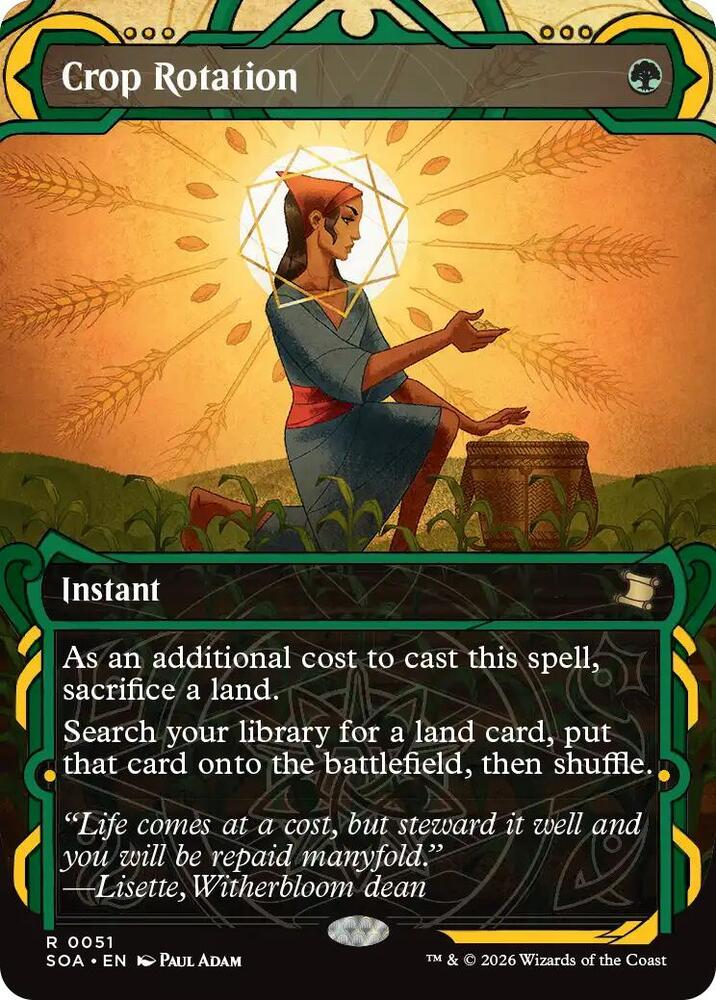 Crop Rotation - Secrets of Strixhaven: Mystical Archive (SOA) NM *FOIL*
