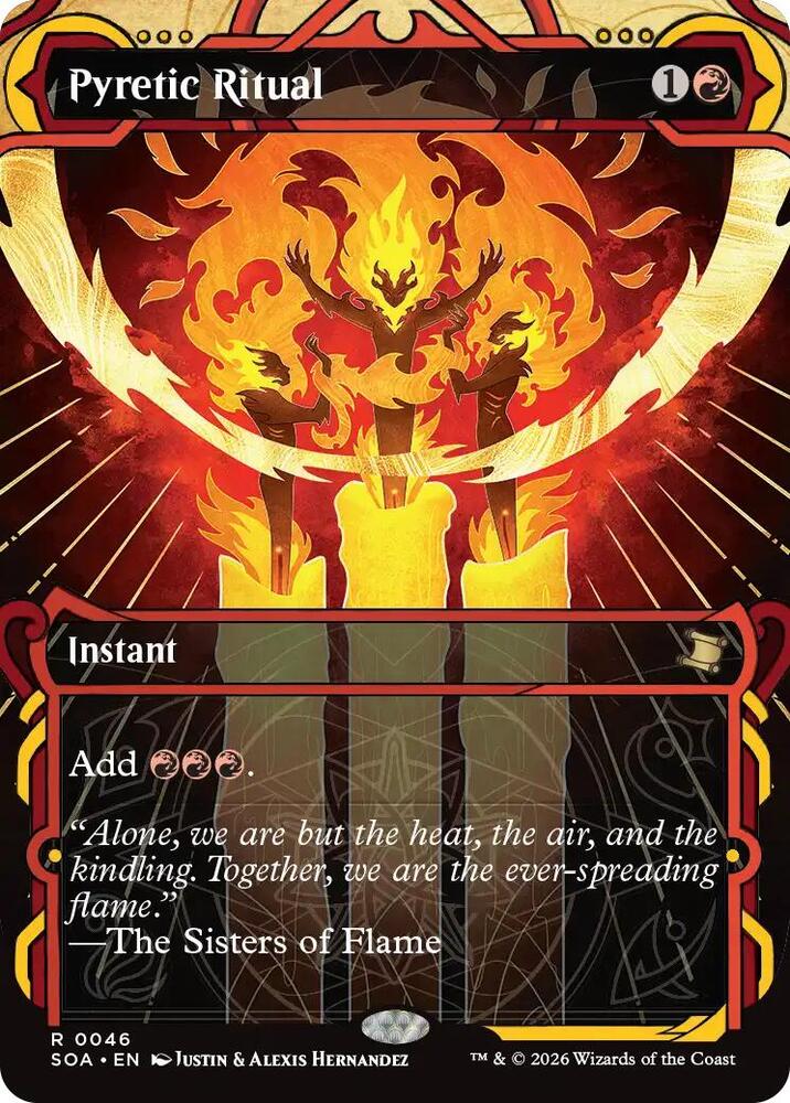 Pyretic Ritual - Secrets of Strixhaven: Mystical Archive (SOA) NM *FOIL*