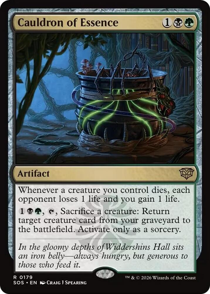 Cauldron of Essence - Secrets of Strixhaven (SOS) NM *FOIL*