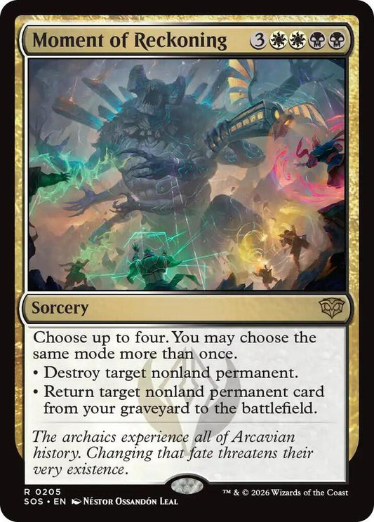 Moment of Reckoning - Secrets of Strixhaven (SOS) NM *FOIL* SEALED