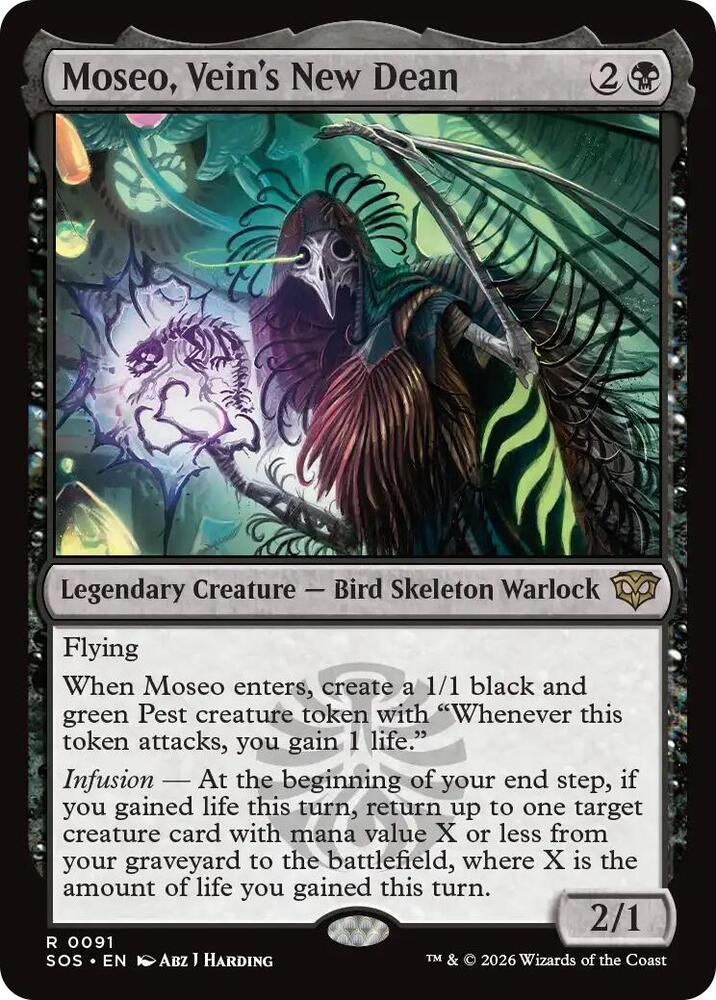 Moseo, Vein's New Dean - Secrets of Strixhaven (SOS) NM