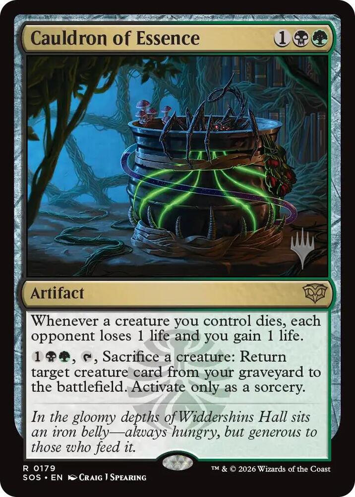 Cauldron of Essence - Promo Pack: Secrets of Strixhaven (PPSOS) NM *FOIL*