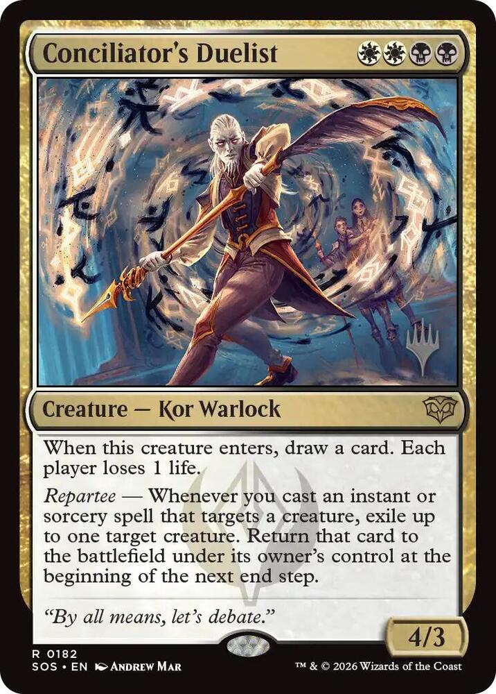 Conciliator's Duelist - Promo Pack: Secrets of Strixhaven (PPSOS) NM *FOIL*