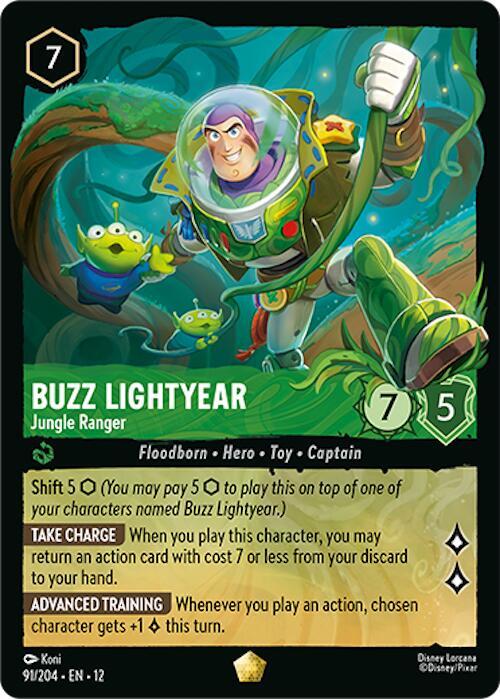Buzz Lightyear - Jungle Ranger - Wilds Unknown (12) NM