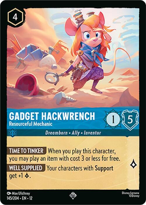 Gadget Hackwrench - Resourceful Mechanic - Wilds Unknown (12) NM