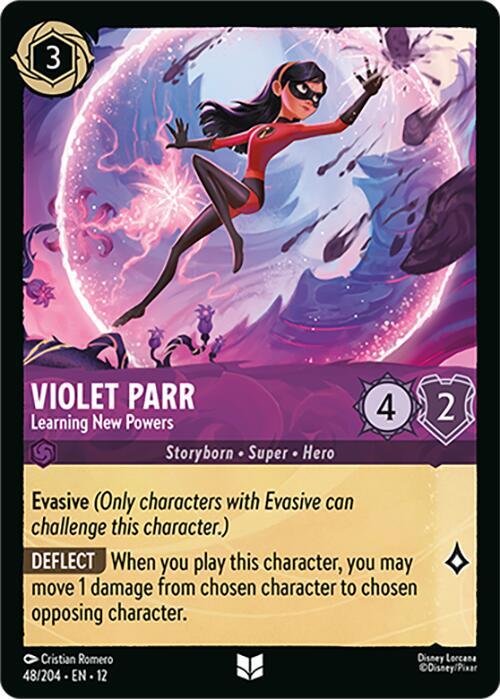 Violet Parr - Learning New Powers - Wilds Unknown (12) NM *FOIL*