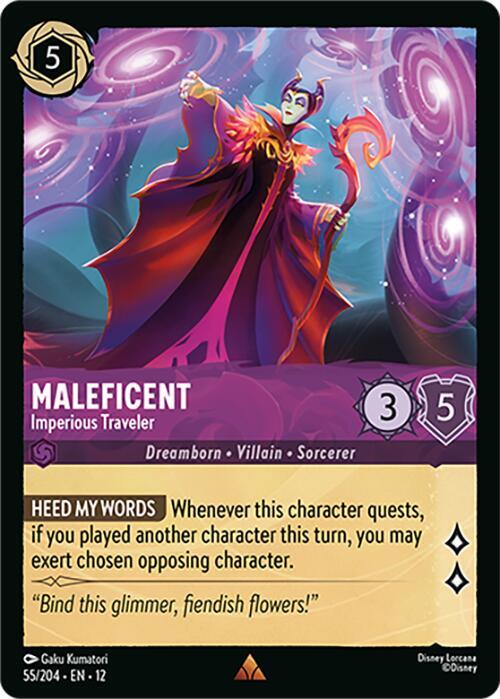 Maleficent - Imperious Traveler - Wilds Unknown (12) NM *FOIL*
