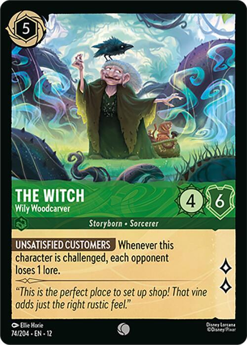 The Witch - Wily Woodcarver - Wilds Unknown (12) NM *FOIL*