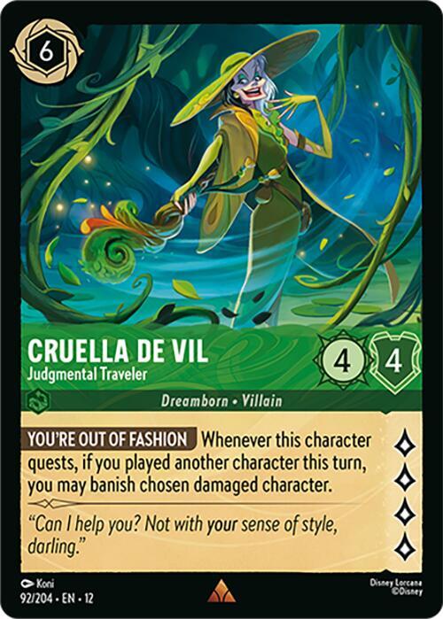 Cruella De Vil - Judgmental Traveler - Wilds Unknown (12) NM