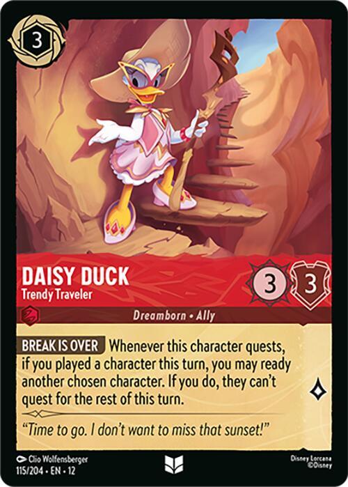 Daisy Duck - Trendy Traveler - Wilds Unknown (12) NM *FOIL*
