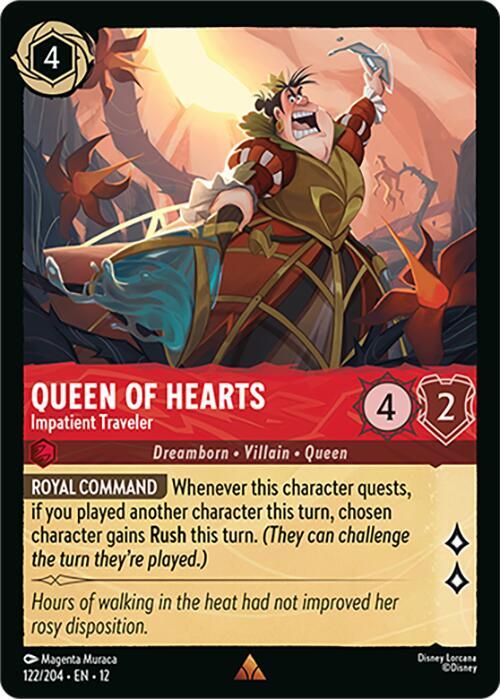Queen of Hearts - Impatient Traveler - Wilds Unknown (12) NM