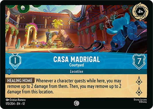 Casa Madrigal - Courtyard - Wilds Unknown (12) NM *FOIL*