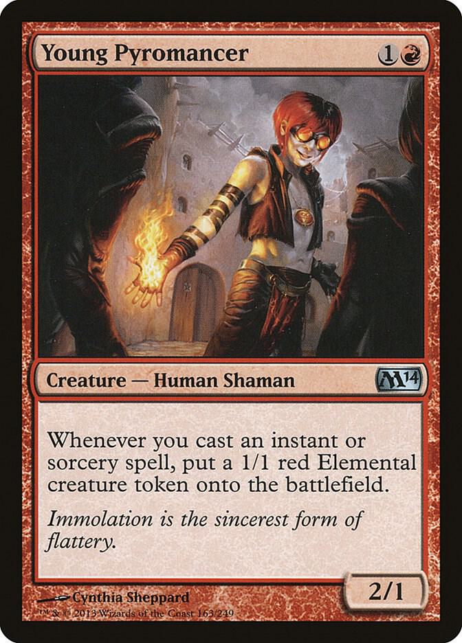 Young Pyromancer - Magic 2014 (M14) (M14) LP