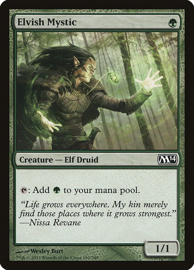 Elvish Mystic - Magic 2014 (M14) (M14) NM