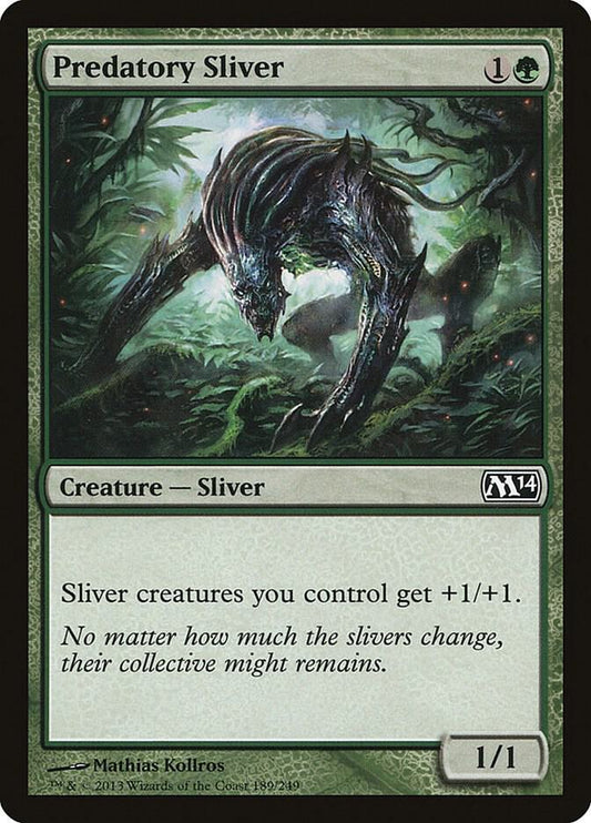 Predatory Sliver - Magic 2014 (M14) (M14) NM