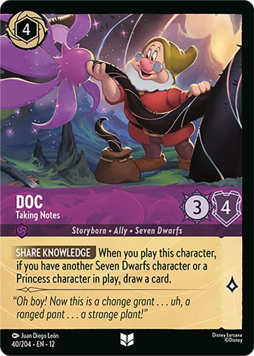 Doc - Taking Notes (Foil) - Wilds Unknown (12) NM *FOIL*
