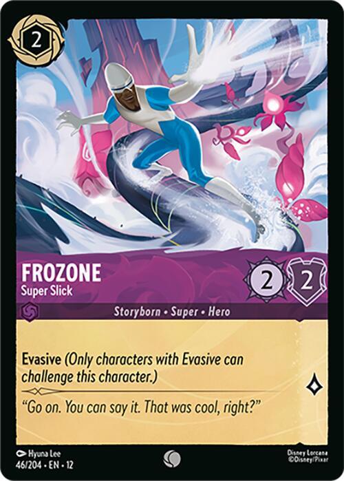 Frozone - Super Slick - Wilds Unknown (12) NM *FOIL*