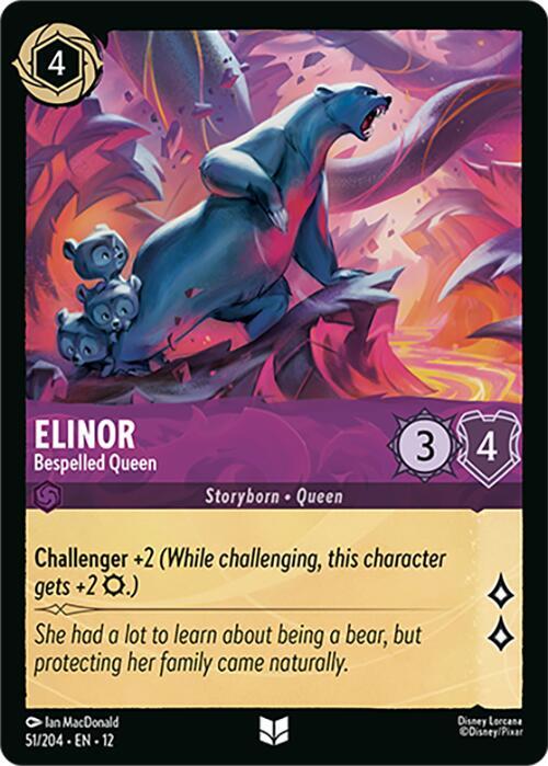 Elinor - Bespelled Queen - Wilds Unknown (12) NM *FOIL*