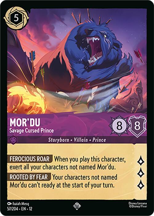 Mor'du - Savage Cursed Prince - Wilds Unknown (12) NM