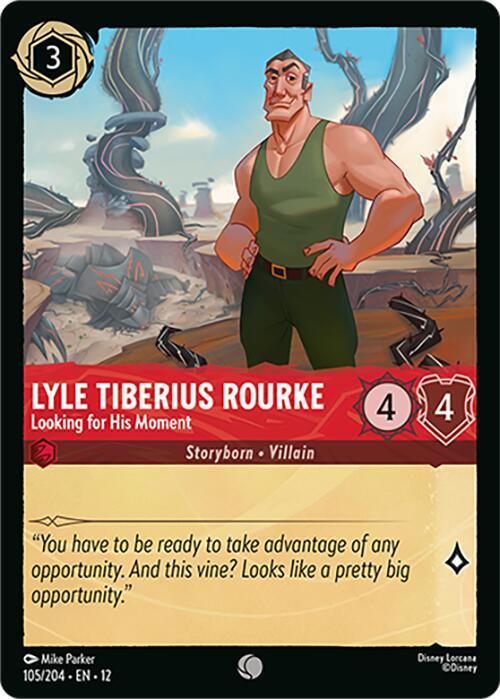 Lyle Tiberius Rourke - Looking for His Moment - Wilds Unknown (12) NM *FOIL*