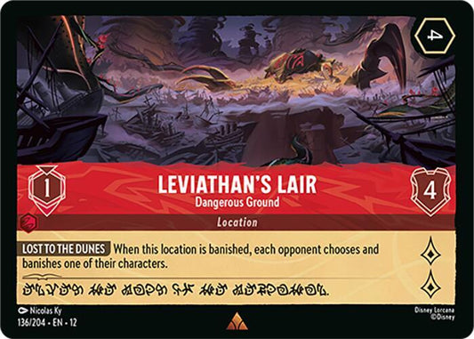 Leviathan's Lair - Dangerous Ground - Wilds Unknown (12) NM