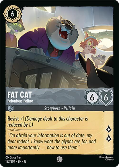 Fat Cat - Felonious Feline - Wilds Unknown (12) NM *FOIL*