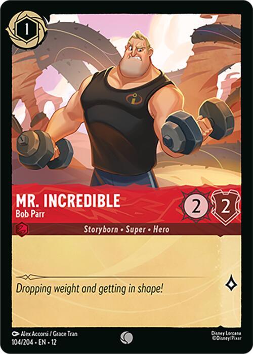 Mr. Incredible - Bob Parr - Wilds Unknown (12) NM *FOIL*
