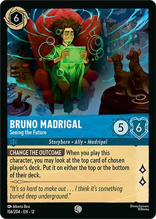 Bruno Madrigal - Seeing the Future - Wilds Unknown (12) NM *FOIL*