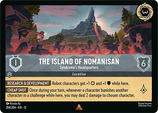 The Island of Nomanisan - Syndrome's Headquarters - Wilds Unknown (12) NM *FOIL*