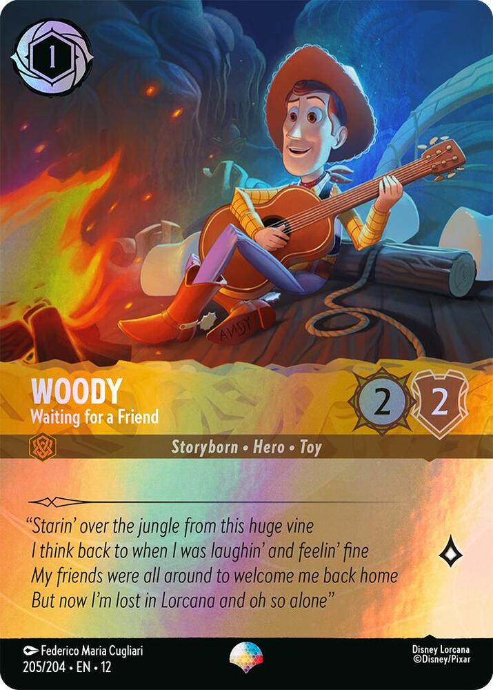 Woody - Waiting for a Friend (Epic) - Wilds Unknown (12) NM *FOIL*